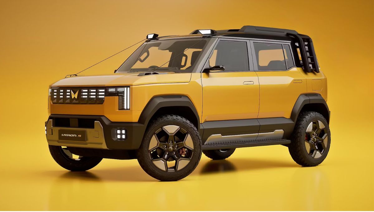 Mahindra Vision S Concept SUV front design view