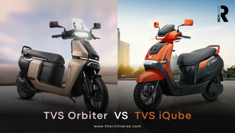 TVS Orbiter vs TVS iQube 2025 electric scooter comparison